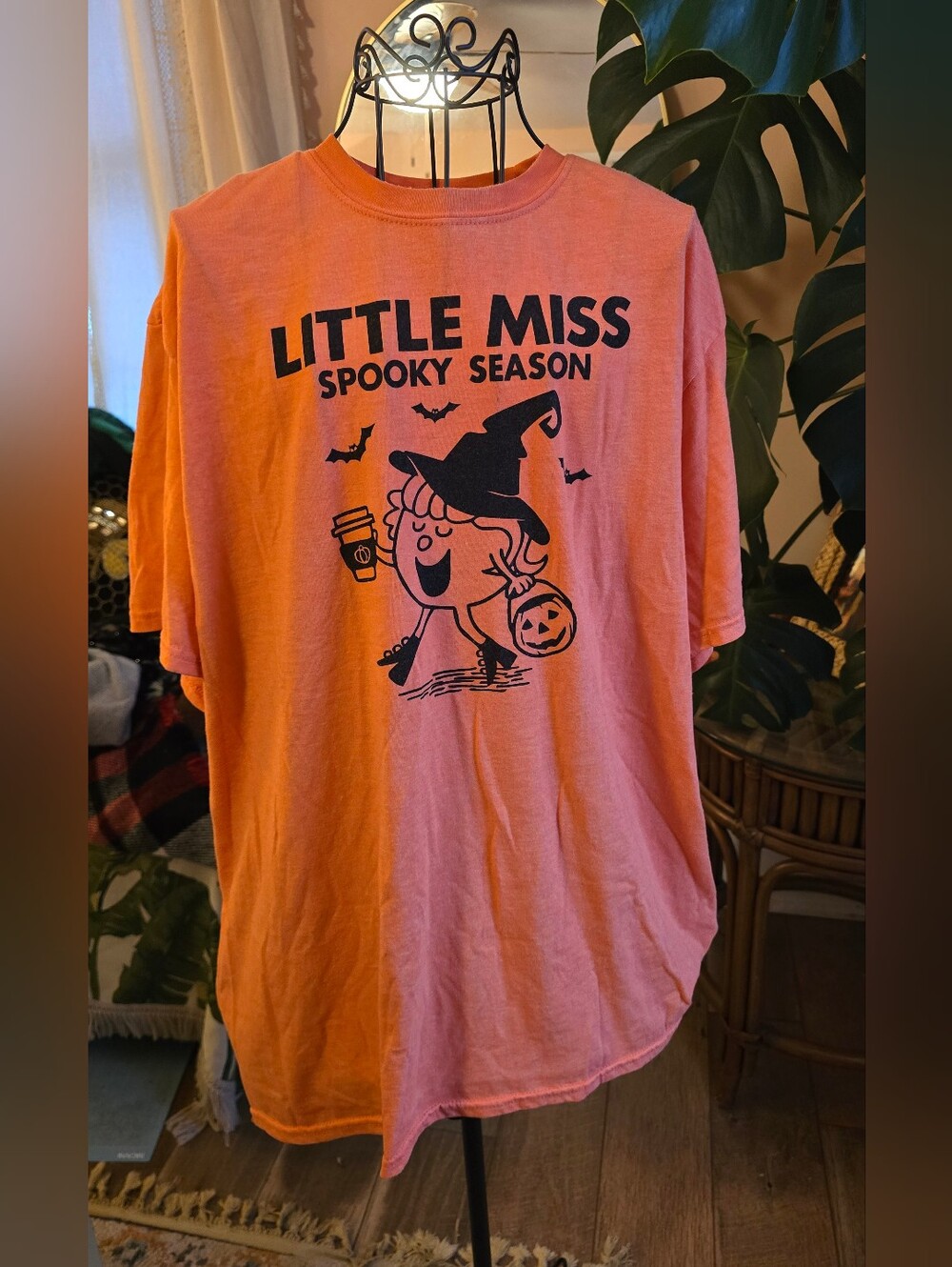 🎃Orange "Little Miss Spooky Season" Halloween Tee